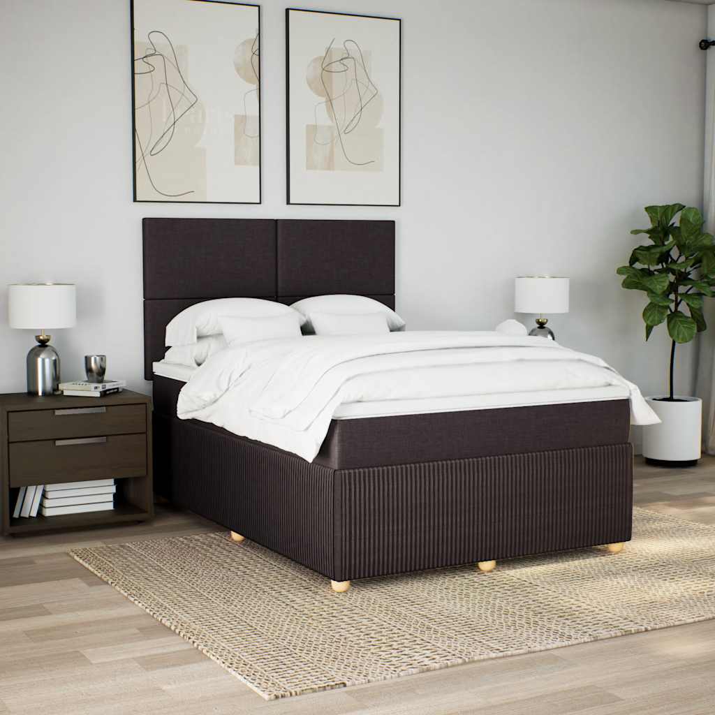 Boxspring Met Matras Stof 140 x 200 cm