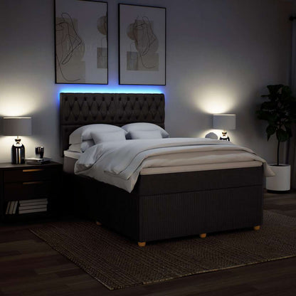Boxspring Met Matras Stof 140 x 200 cm