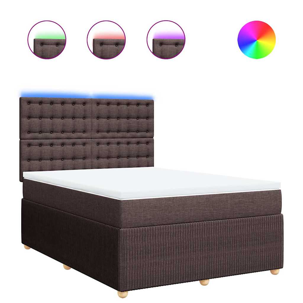 Boxspring Met Matras Stof 140 x 200 cm