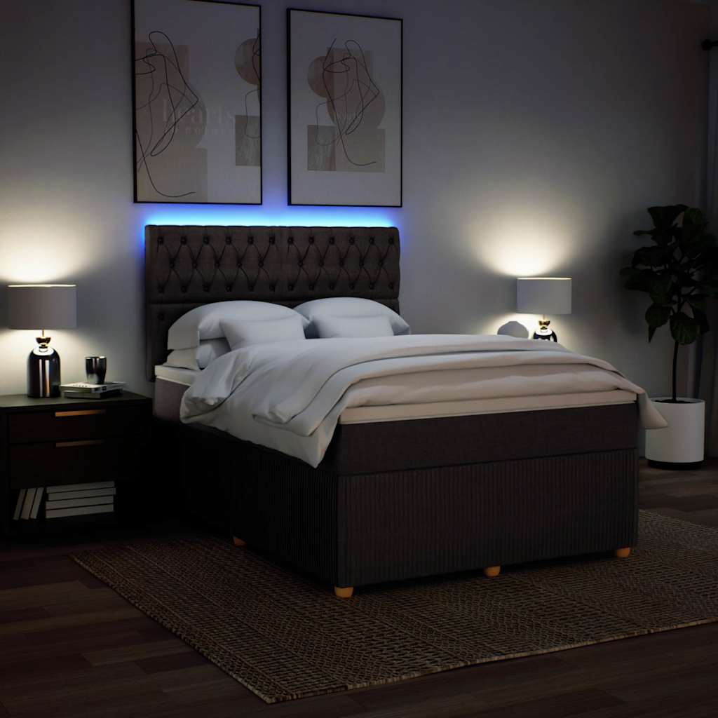 Boxspring Met Matras Stof 160 x 200 cm