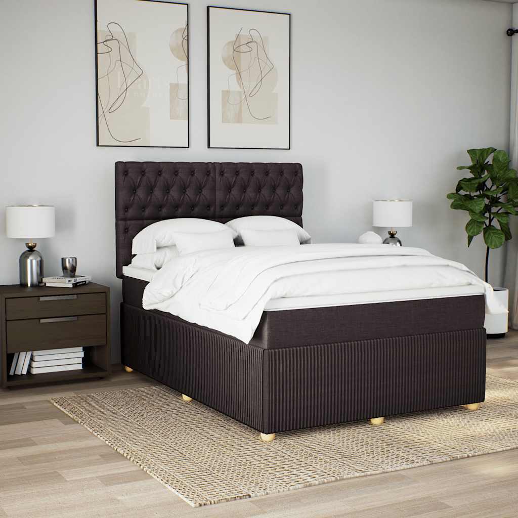 Boxspring Met Matras Stof 160 x 200 cm