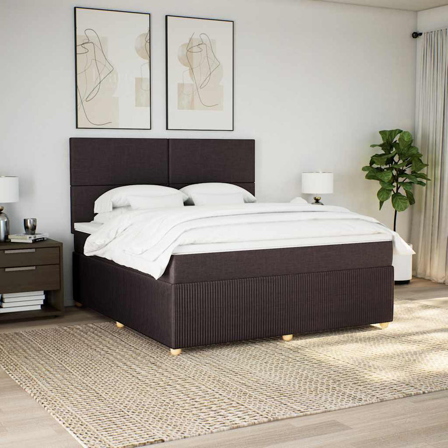 Boxspring Met Matras Stof 180 x 200 cm