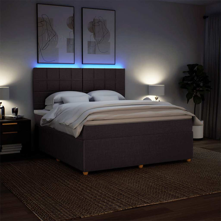 Boxspring Met Matras Stof 180 x 200 cm