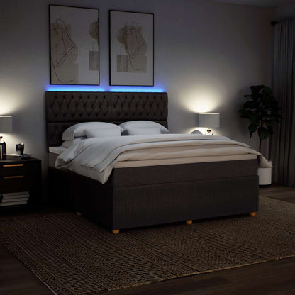 Boxspring Met Matras Stof 180 x 200 cm