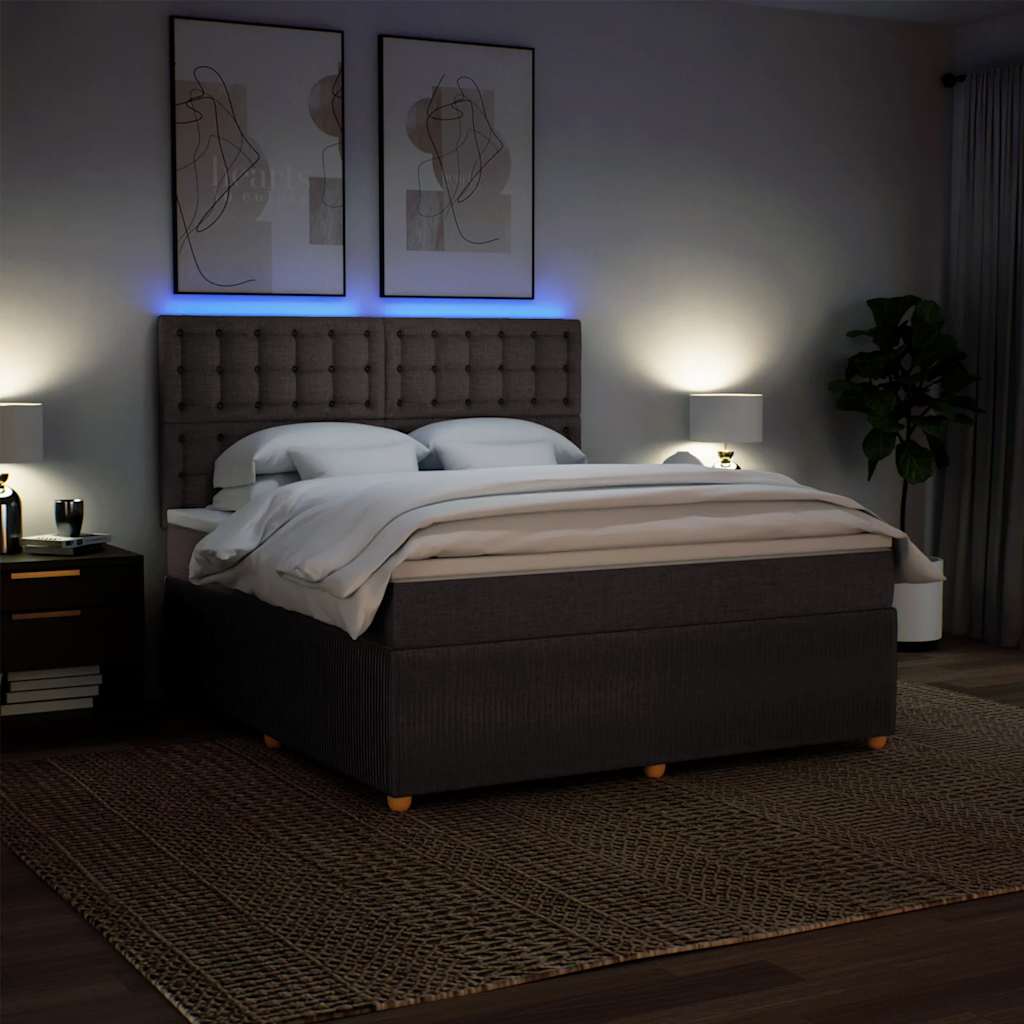 Boxspring Met Matras Stof 180 x 200 cm