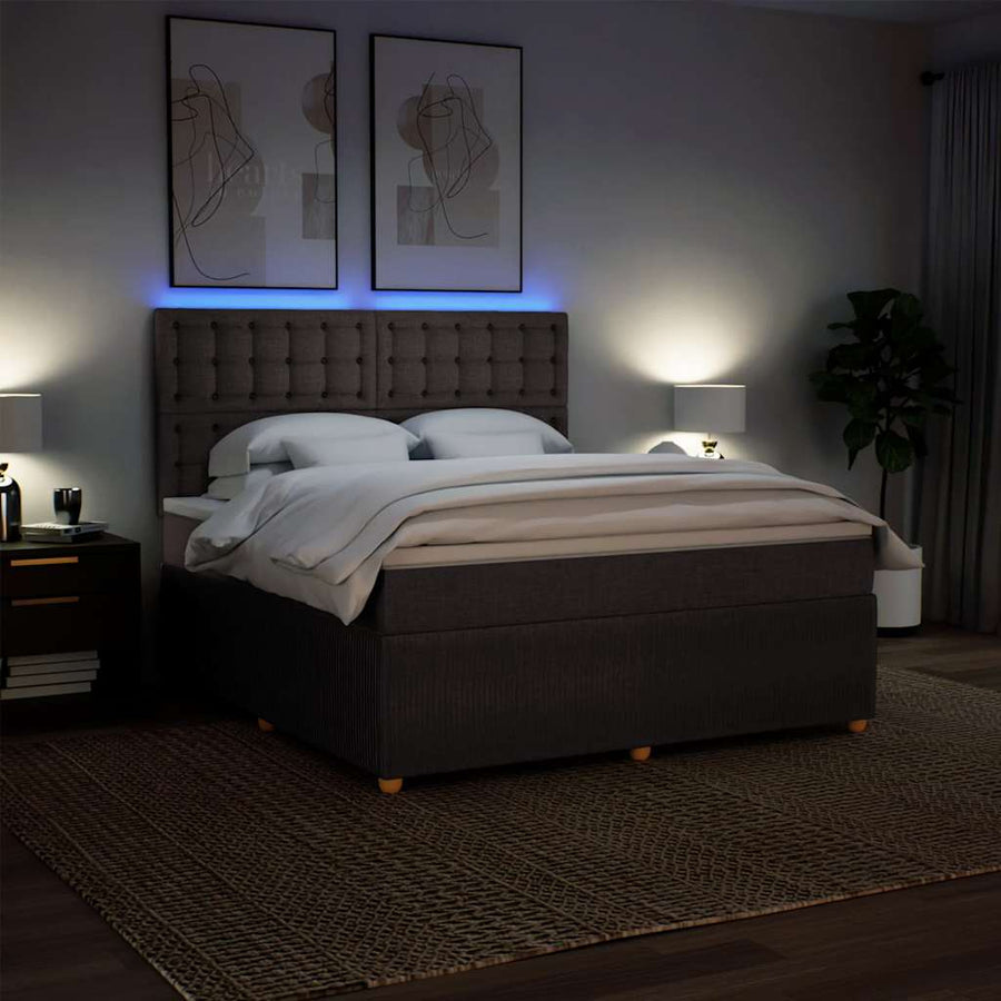Boxspring Met Matras Stof 180 x 200 cm