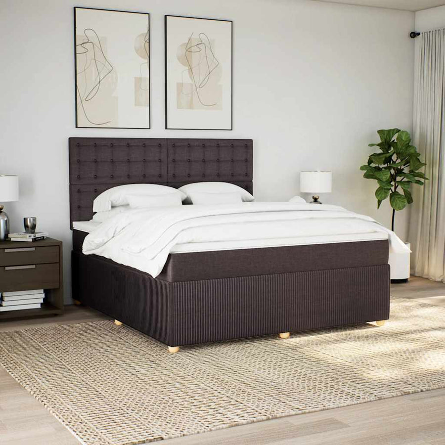 Boxspring Met Matras Stof 180 x 200 cm