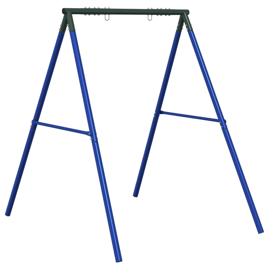 Schommelframe Voor Buiten Met 2 Ophanghaken Staal Blauw 1