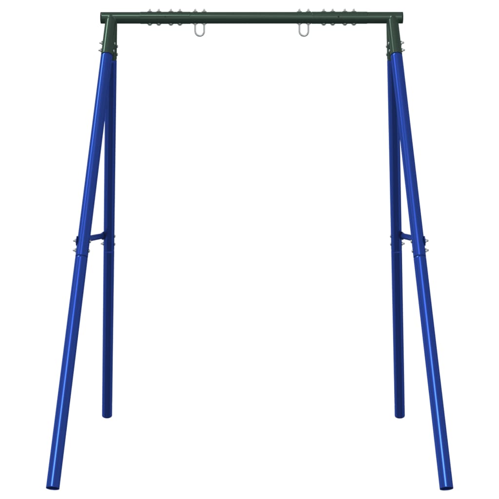 Schommelframe Voor Buiten Met 2 Ophanghaken Staal Blauw 1