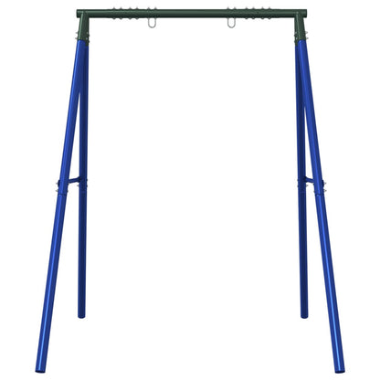 Schommelframe Voor Buiten Met 2 Ophanghaken Staal Blauw 1