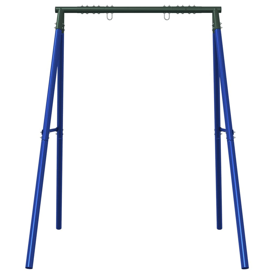 Schommelframe Voor Buiten Met 2 Ophanghaken Staal Blauw 1