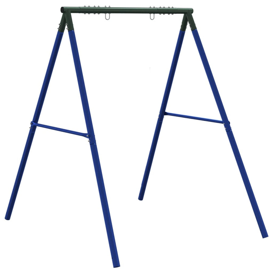Schommelframe Voor Buiten Met 2 Ophanghaken Staal Blauw 1