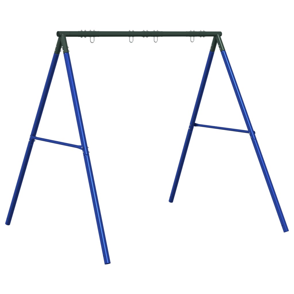 Schommelframe Voor Buiten Met 4 Ophanghaken Staal Blauw 1