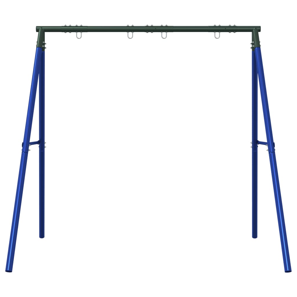 Schommelframe Voor Buiten Met 4 Ophanghaken Staal Blauw 1