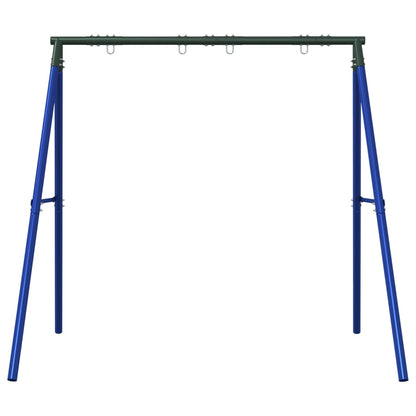 Schommelframe Voor Buiten Met 4 Ophanghaken Staal Blauw 1