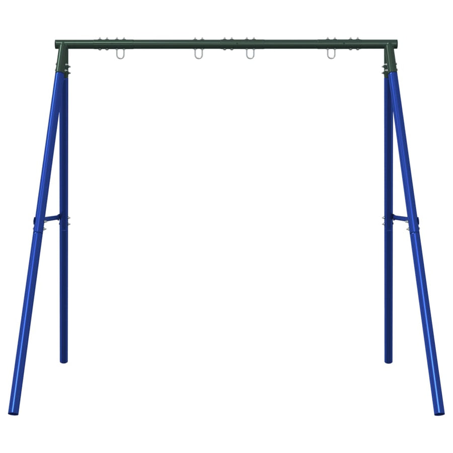 Schommelframe Voor Buiten Met 4 Ophanghaken Staal Blauw 1
