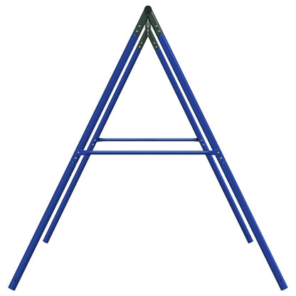 Schommelframe Voor Buiten Met 4 Ophanghaken Staal Blauw 1