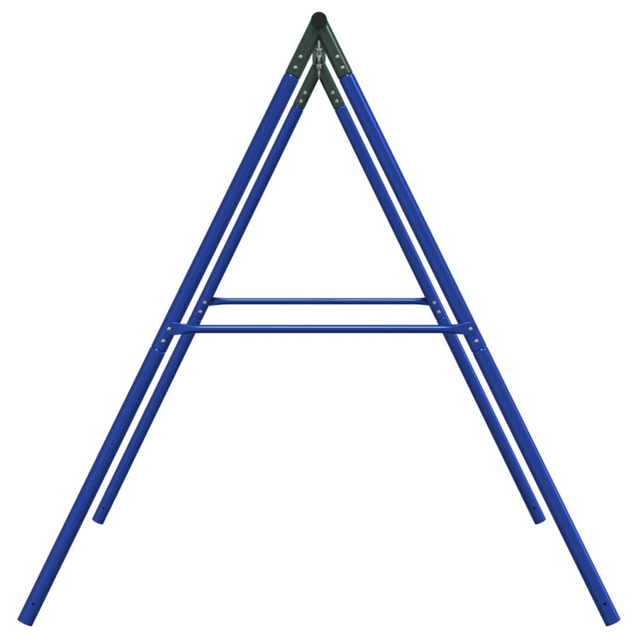 Schommelframe Voor Buiten Met 4 Ophanghaken Staal Blauw 1