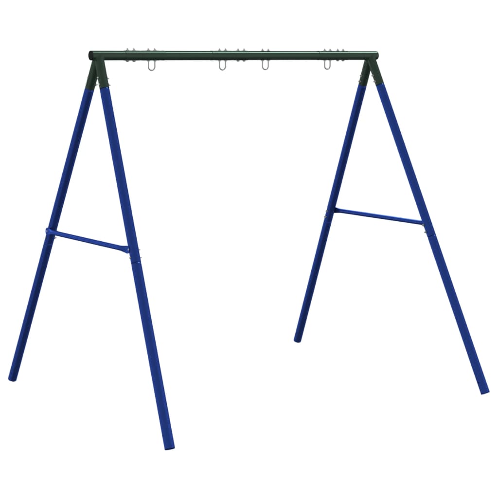Schommelframe Voor Buiten Met 4 Ophanghaken Staal Blauw 1