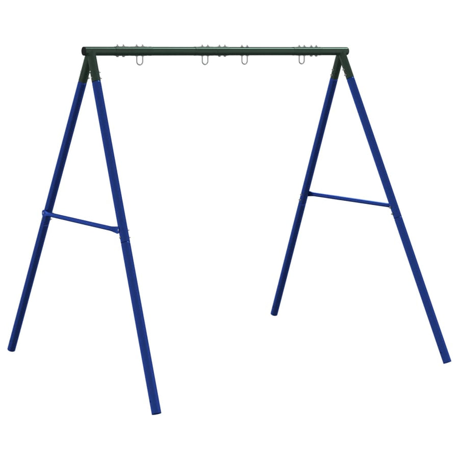 Schommelframe Voor Buiten Met 4 Ophanghaken Staal Blauw 1