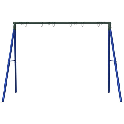 Schommelframe Voor Buiten Met 6 Ophanghaken Staal Blauw 1