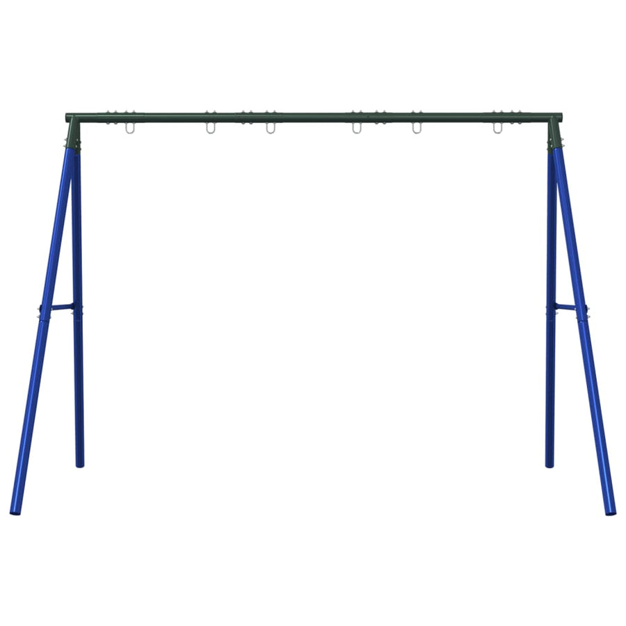 Schommelframe Voor Buiten Met 6 Ophanghaken Staal Blauw 1