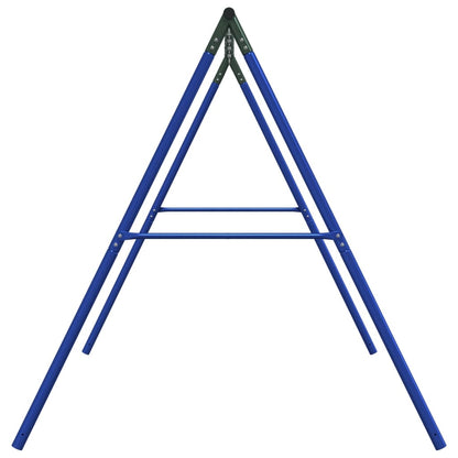 Schommelframe Voor Buiten Met 6 Ophanghaken Staal Blauw 1