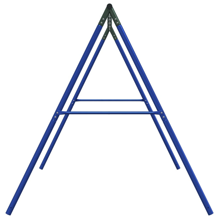 Schommelframe Voor Buiten Met 6 Ophanghaken Staal Blauw 1