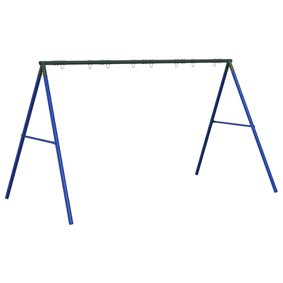 Schommelframe Voor Buiten Met 8 Ophanghaken Staal Blauw 1