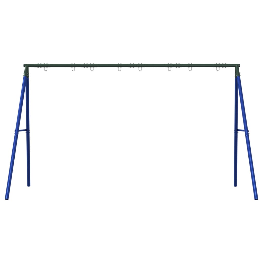 Schommelframe Voor Buiten Met 8 Ophanghaken Staal Blauw 1