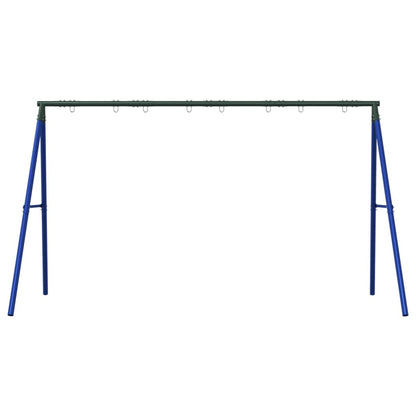 Schommelframe Voor Buiten Met 8 Ophanghaken Staal Blauw 1