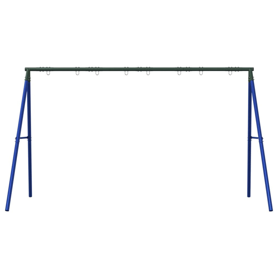 Schommelframe Voor Buiten Met 8 Ophanghaken Staal Blauw 1