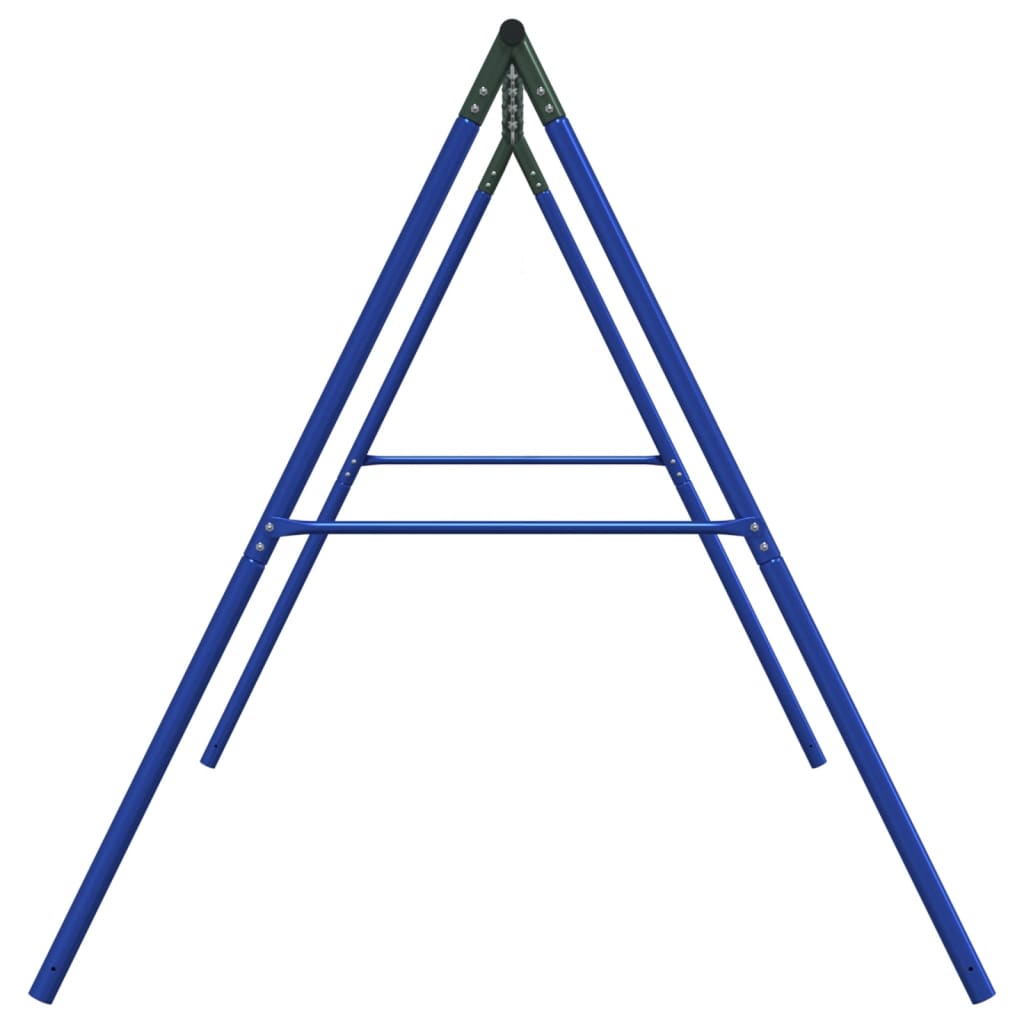 Schommelframe Voor Buiten Met 8 Ophanghaken Staal Blauw 1
