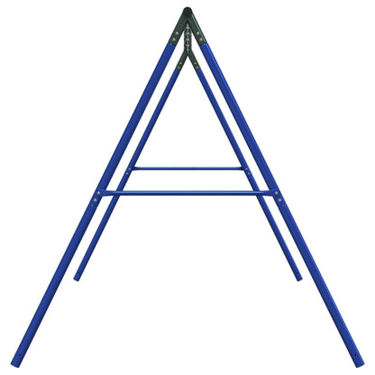 Schommelframe Voor Buiten Met 8 Ophanghaken Staal Blauw 1