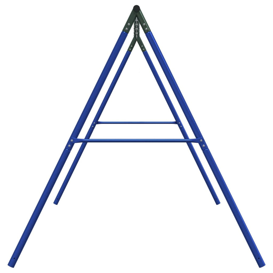 Schommelframe Voor Buiten Met 8 Ophanghaken Staal Blauw 1