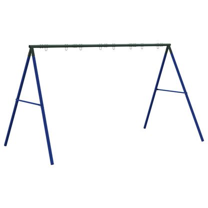 Schommelframe Voor Buiten Met 8 Ophanghaken Staal Blauw 1