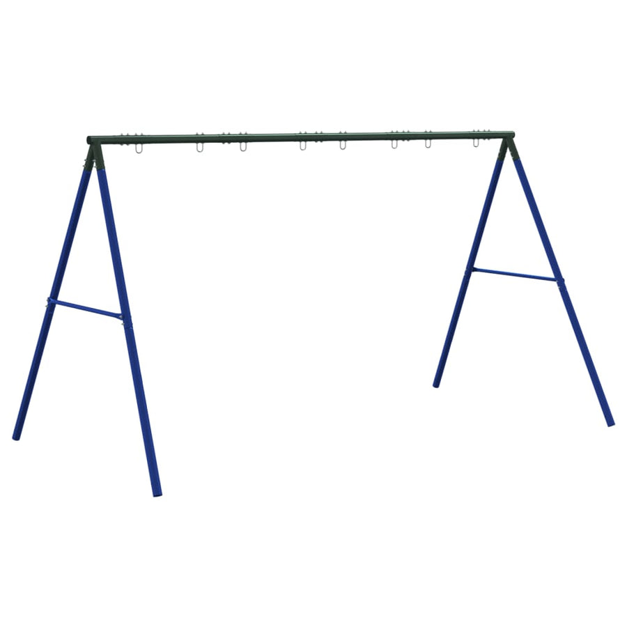 Schommelframe Voor Buiten Met 8 Ophanghaken Staal Blauw 1