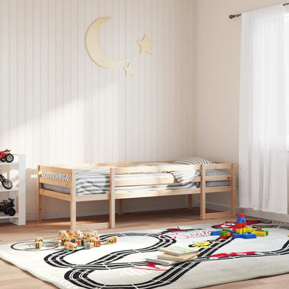 Kinderbedframe massief grenenhout 75x190 cm