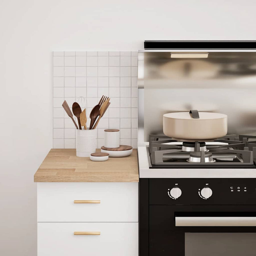Keuken werkblad rechthoekig 40x63,5x2,7 cm massief eikenhout