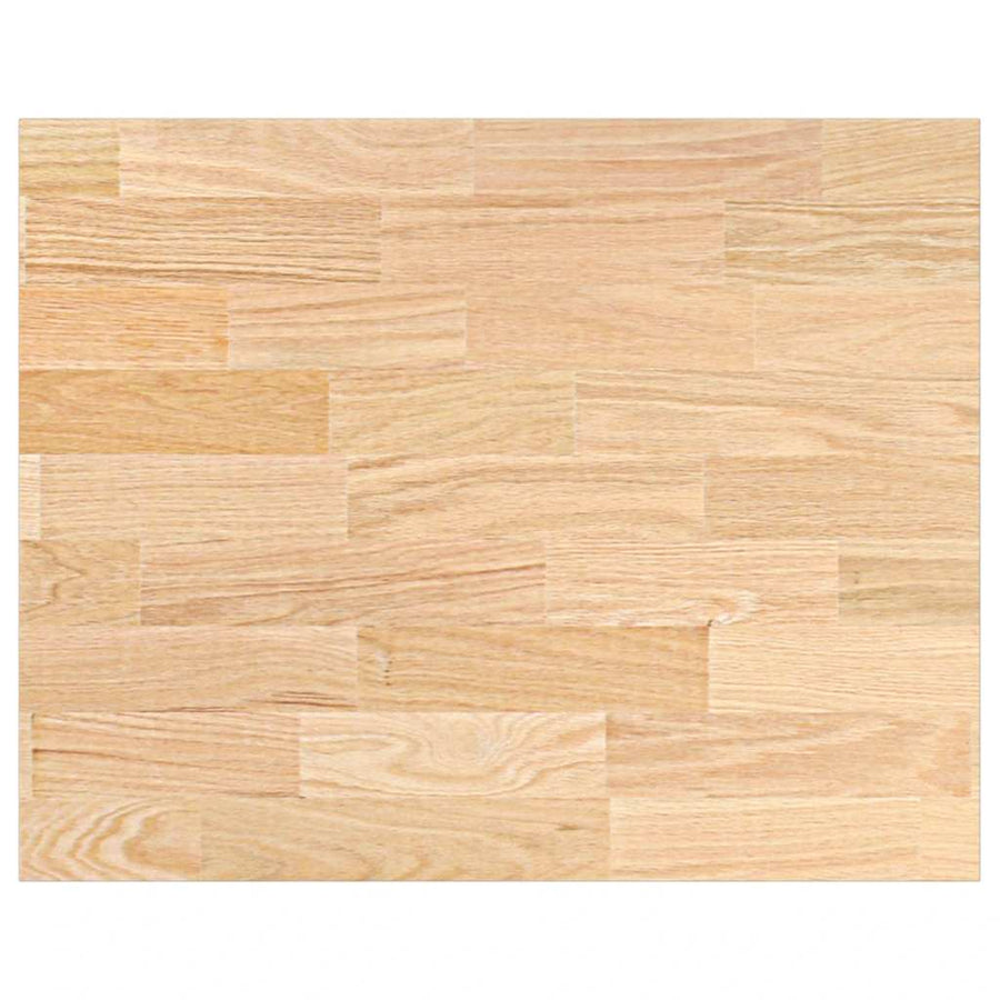 Keuken werkblad rechthoekig 80x63,5x2,7 cm massief eikenhout
