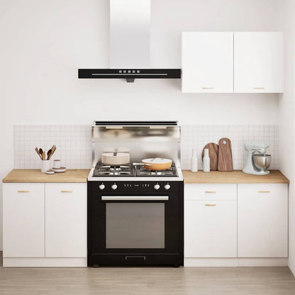 Keuken werkblad rechthoekig 80x63,5x2,7 cm massief eikenhout