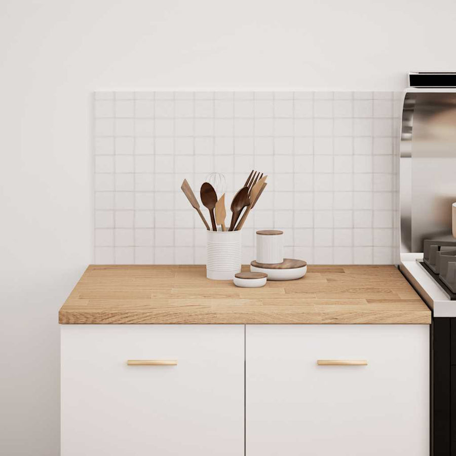 Keuken werkblad rechthoekig 80x63,5x2,7 cm massief eikenhout