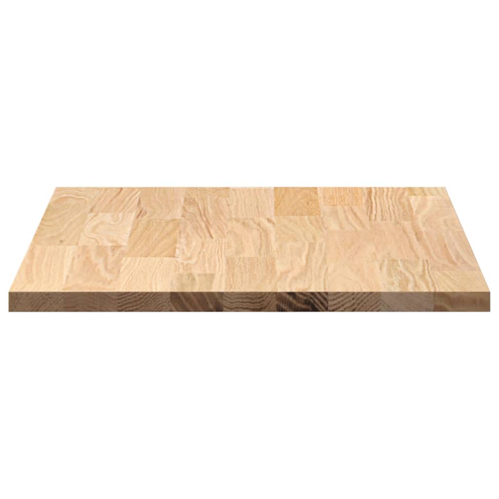 Keuken werkblad rechthoekig 80x63,5x2,7 cm massief eikenhout