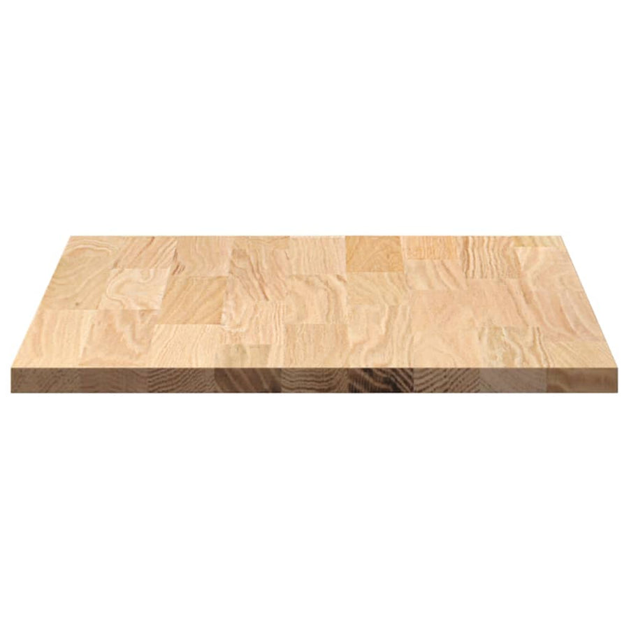 Keuken werkblad rechthoekig 80x63,5x2,7 cm massief eikenhout