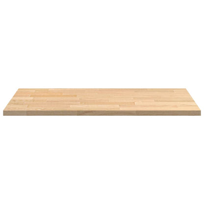 Keuken werkblad rechthoekig 100x63,5x2,7 cm massief eikenhout