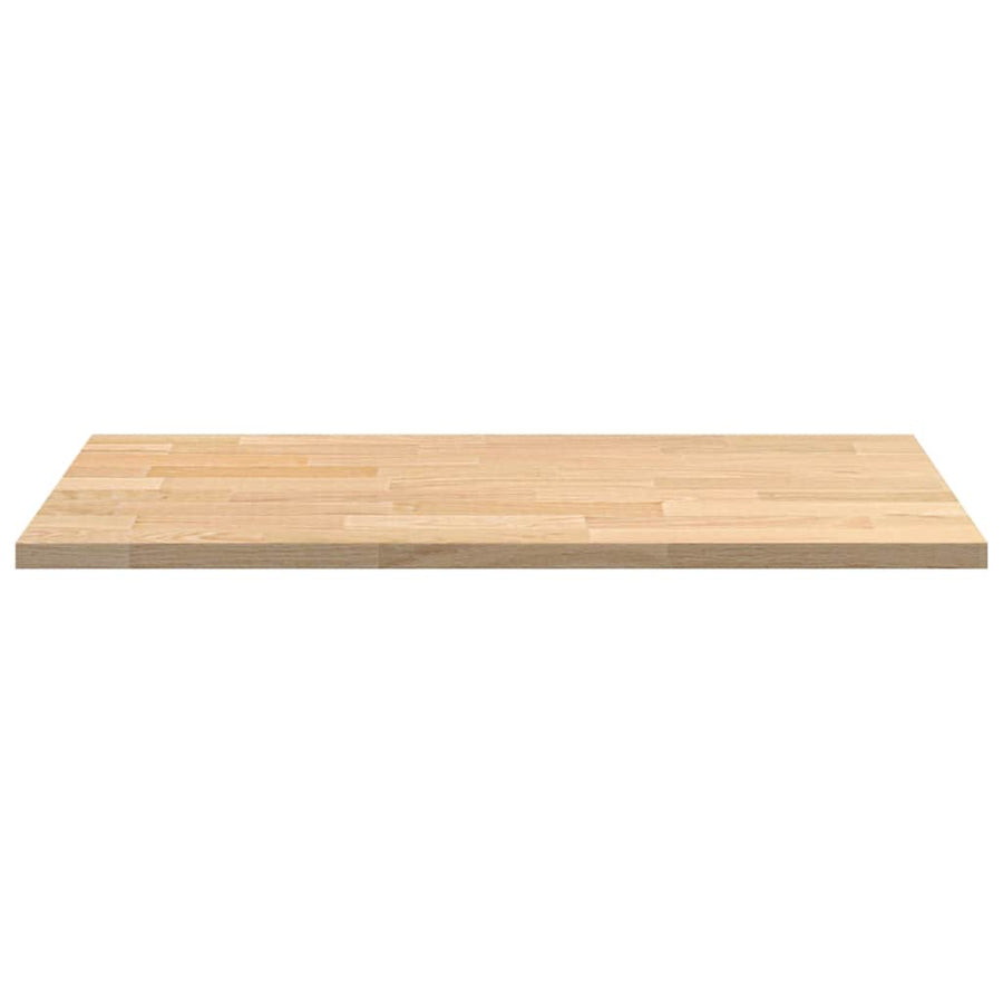 Keuken werkblad rechthoekig 100x63,5x2,7 cm massief eikenhout
