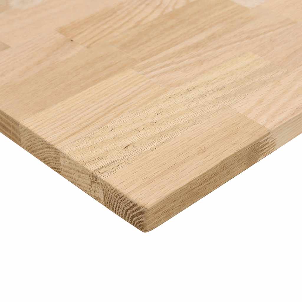 Keuken werkblad rechthoekig 100x63,5x2,7 cm massief eikenhout