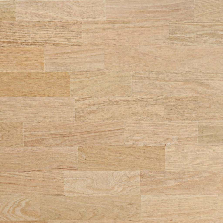 Keuken werkblad rechthoekig 100x63,5x2,7 cm massief eikenhout