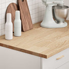 Kitchen countertop rectangular 100x63.5x2.7 cm solid oak