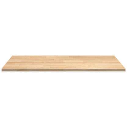 Keuken werkblad rechthoekig 120x63,5x2,7 cm massief eikenhout